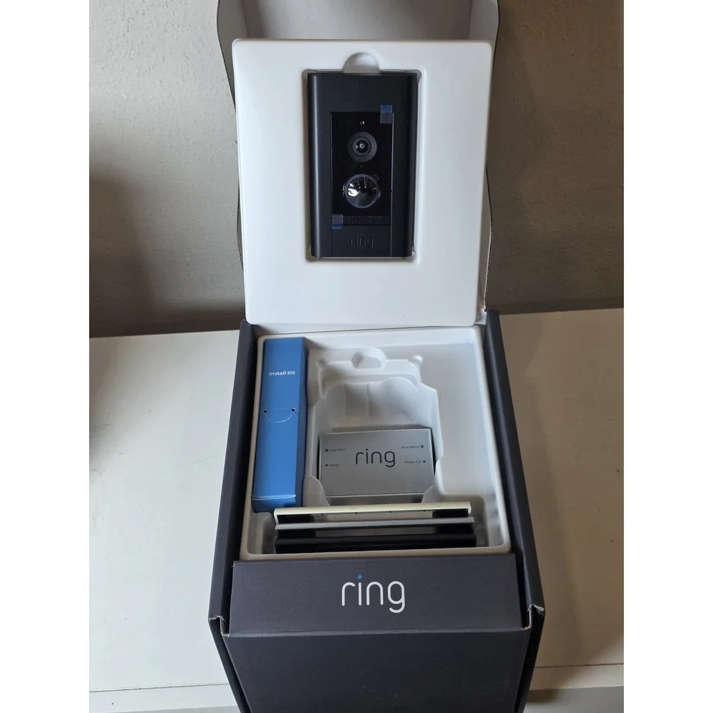 Ring Video Doorbell Elite PoE Flush Mount Open Box- NEW